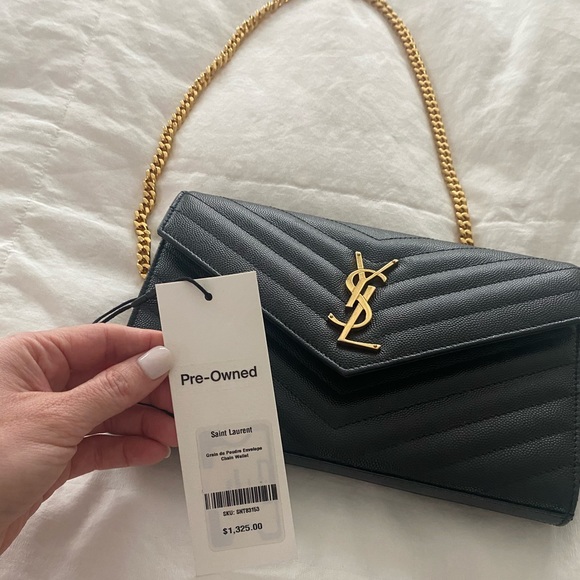 YSL Envelope Chain Wallet - Picture 3 of 7